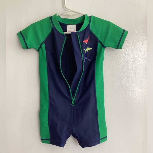 Hanna Andersson Short Rashguard Swim 75cm unisex - Picture 2 of 5